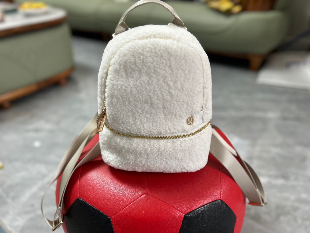 A plush shearling backpack offering an ideal balance of refined - Comprehensive 3