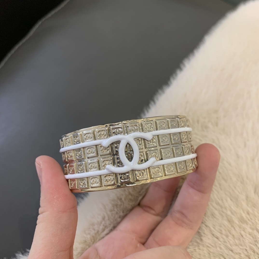 ~1050 Ch@nel2024 new double-C bracelet - 图片 1