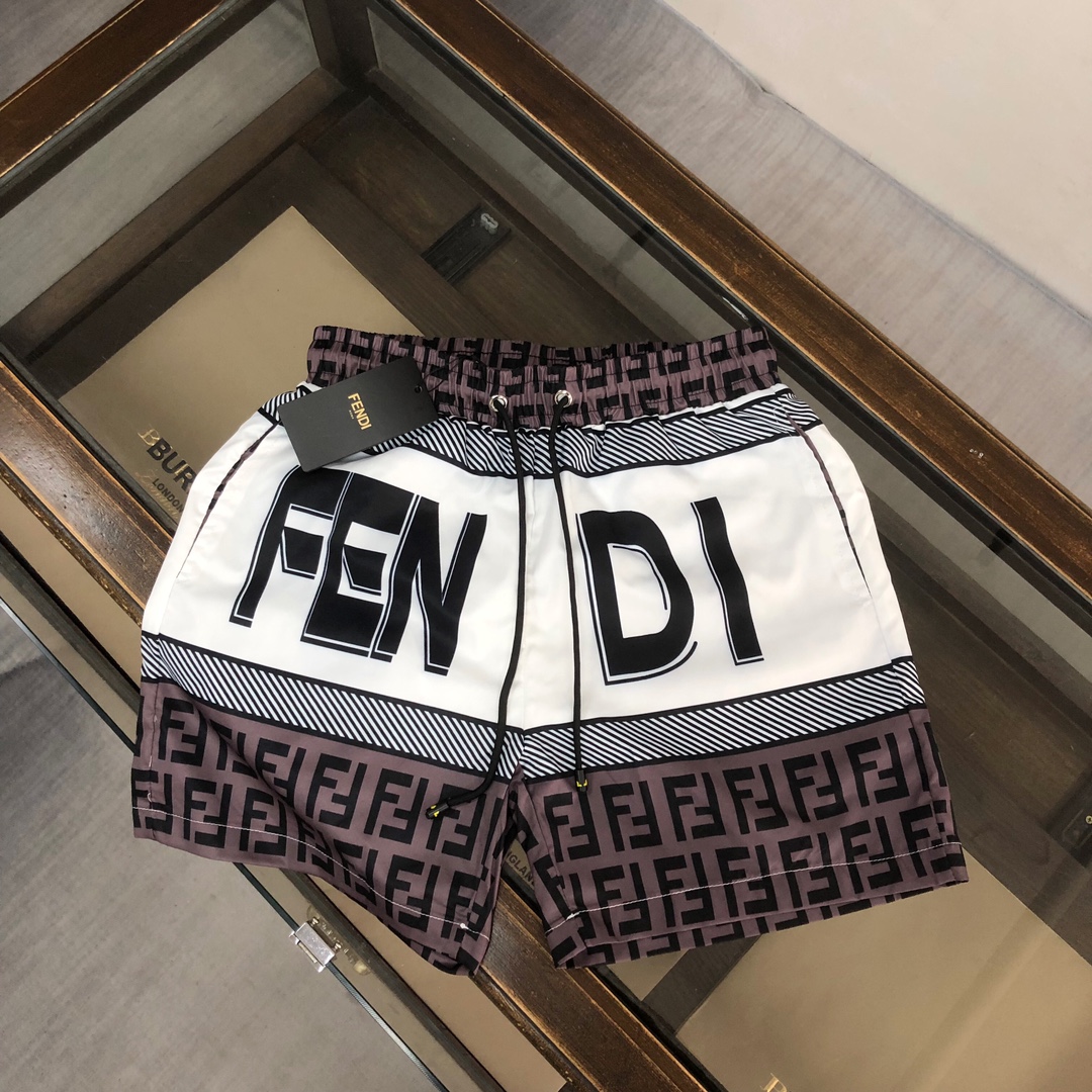 Fendi Clothing Shorts Gauze Beach