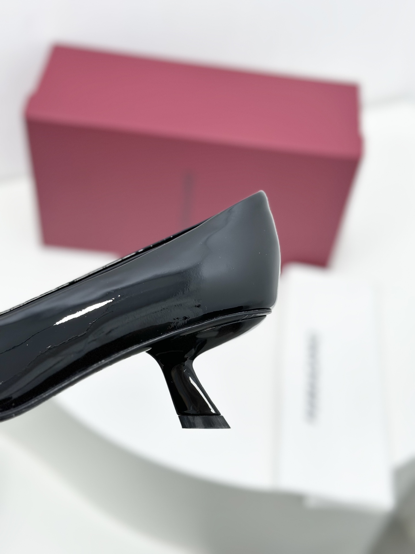 Salvatore Ferragamo Vara Black Patent Leather Bow Square Toe Ballet Flats 9 i1705844190 4237 0