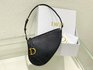 Dior Clutches & Pouch Bags Saddle Bags Black Gold Vintage Sheepskin Spring Collection