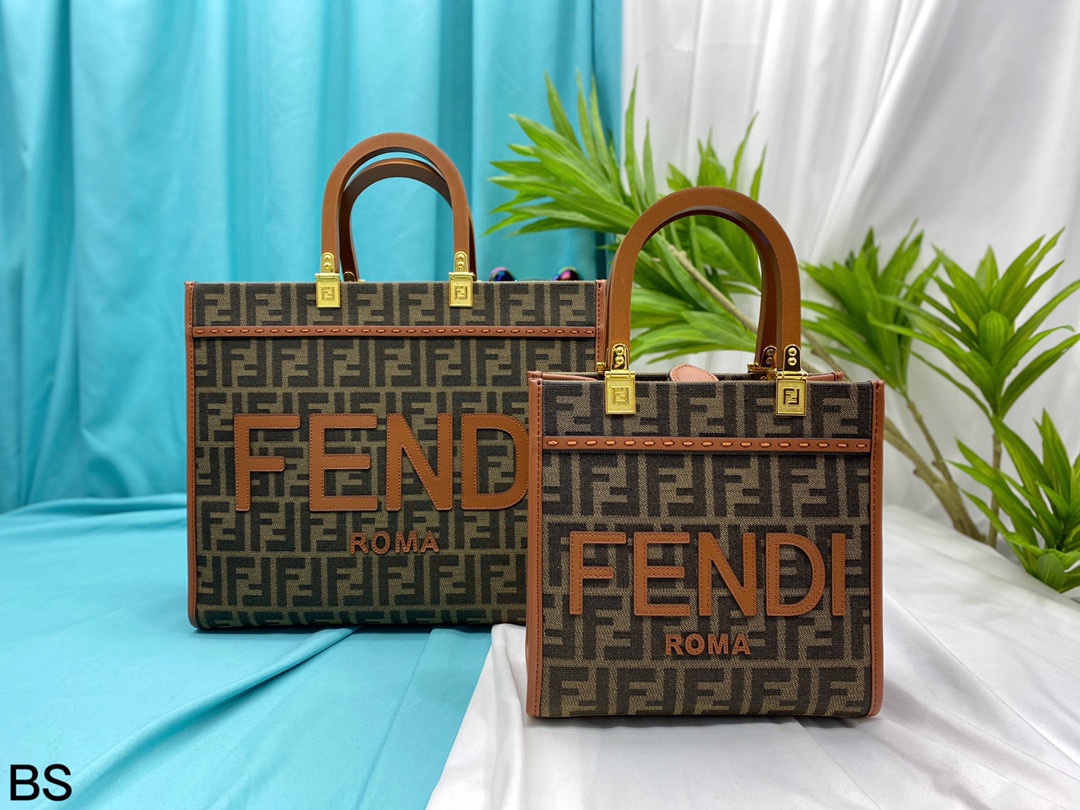 Fake Cheap best online
 Fendi Tote Bags Gold White Sunshine