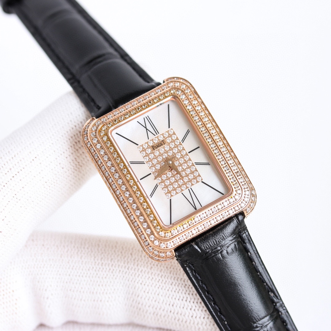 Piaget Limelight Rose Gold Diamond Ladies Watch with Brown Leather Strap 4 i1705967189 8270 2