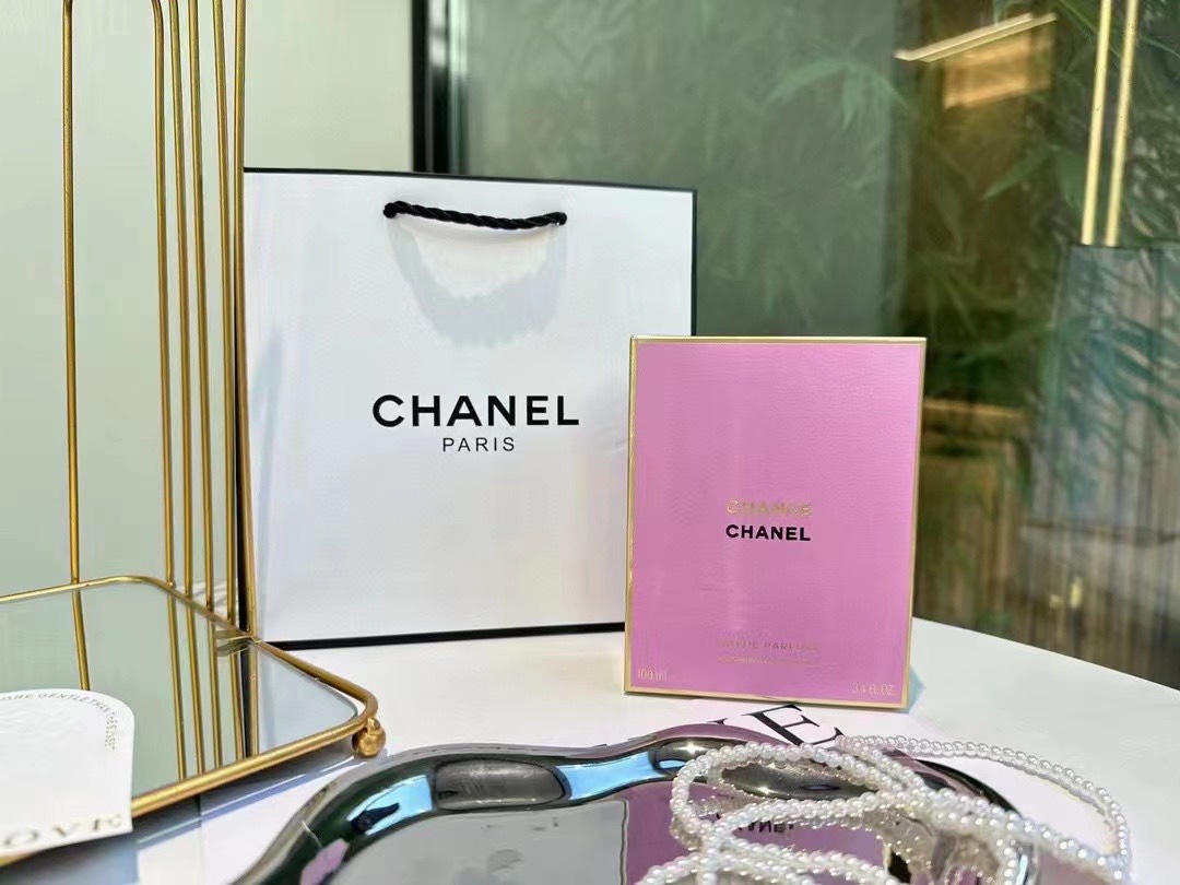 Chanel Perfume Pink Yellow Women