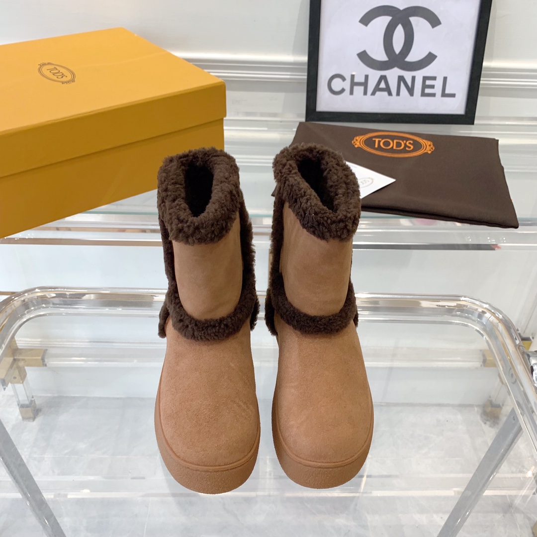 Tod’s New Snow Boots: High-Quality Winter Essential with Water-Resistant Cattle Skins. - 图片 9