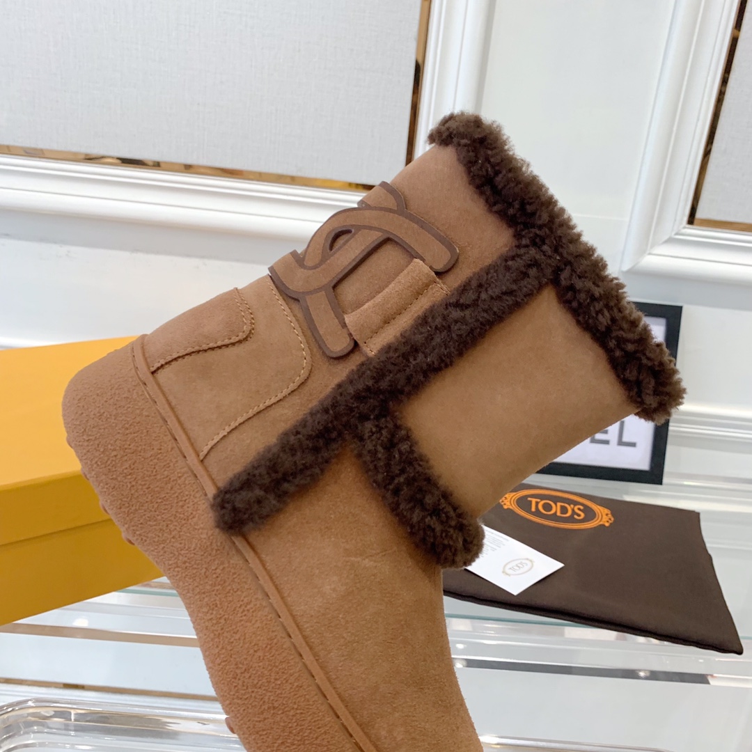 Tod’s New Snow Boots: High-Quality Winter Essential with Water-Resistant Cattle Skins. - 图片 7