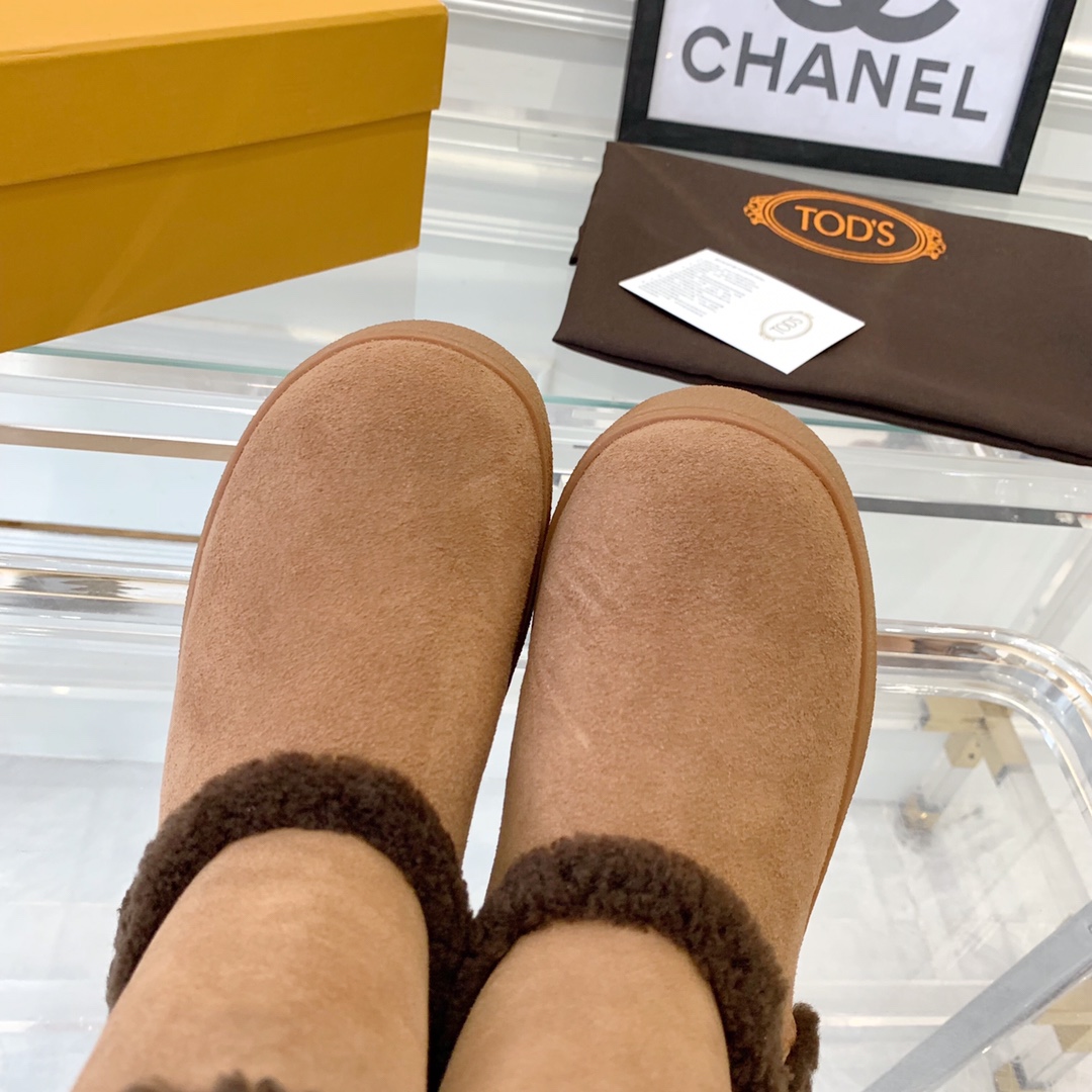 Tod’s New Snow Boots: High-Quality Winter Essential with Water-Resistant Cattle Skins. - 图片 5