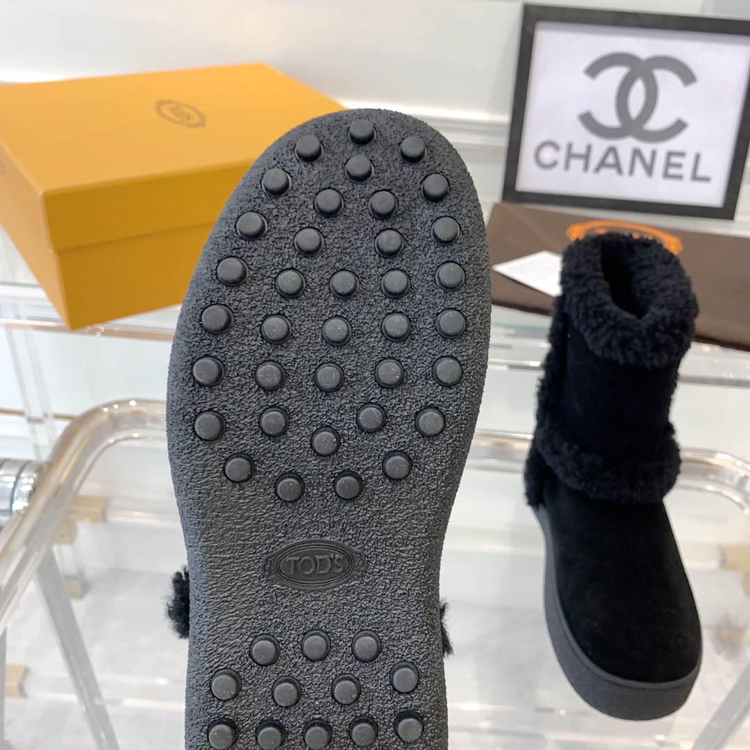 Tod’s Top-Level Winter Snow Boots: Water-Resistant, Australian Sheepskin Lining, Size 35-40. - 图片 8