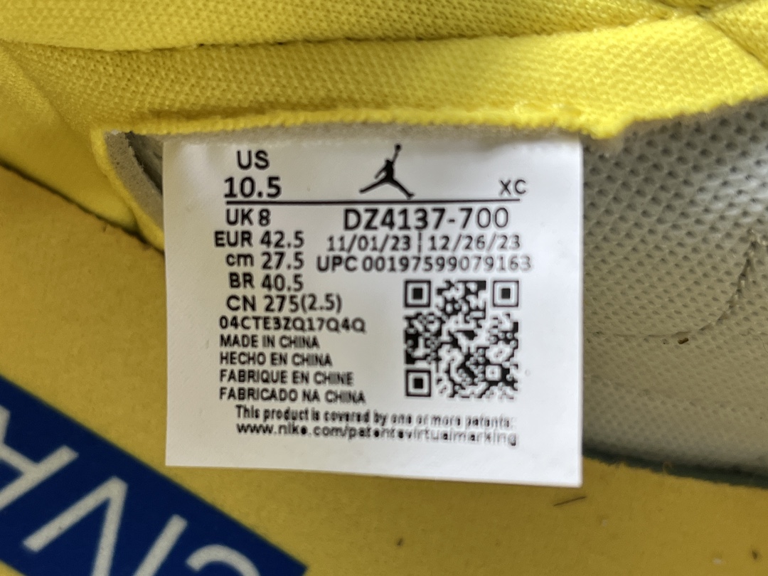 PPK版顶级AJ1黄色莞产TravisScottxJordanAirJordan1LowCanary倒钩