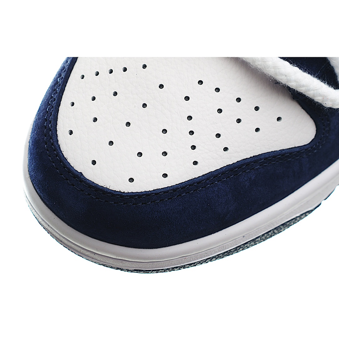 Exclusive Real Shots ✨ NK SB Dunk Low LV Collaboration - Blue and Red 7