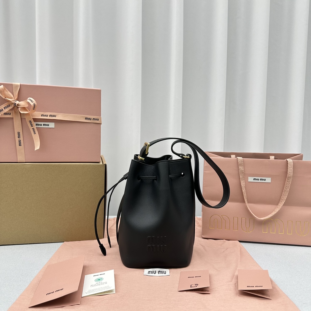 Miu Miu Black lambskin inside and outside feels first-class