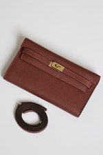 Hermes Kelly Crossbody & Shoulder Bags Burgundy Red H0189168