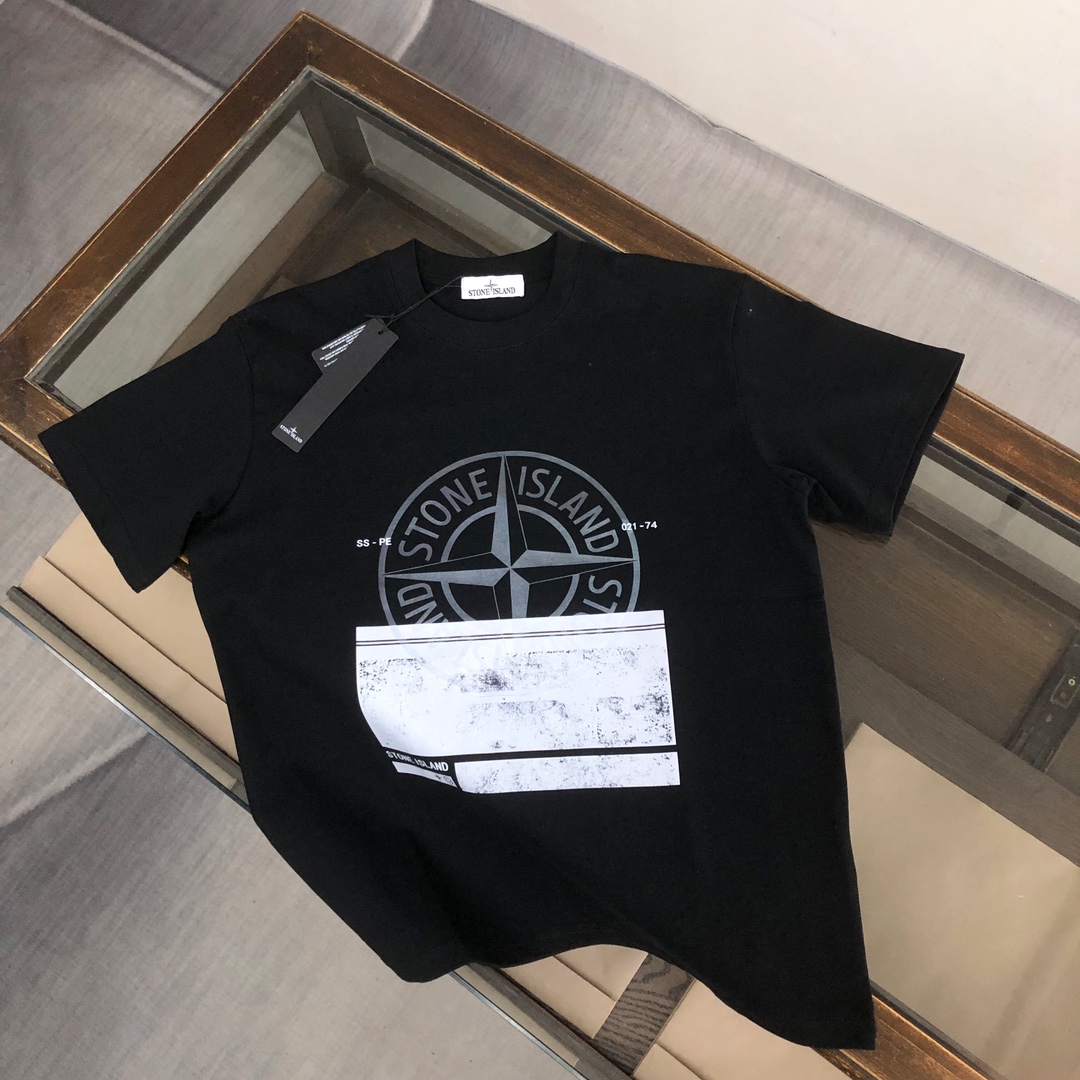 Stone Island Custom Cotton T-Shirts: Latest Collection with Unique Design Style