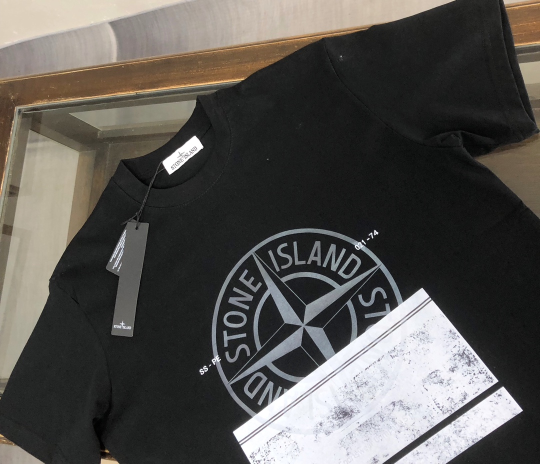 Stone Island Custom Cotton T-Shirts: Latest Collection with Unique Design Style - 图片 3