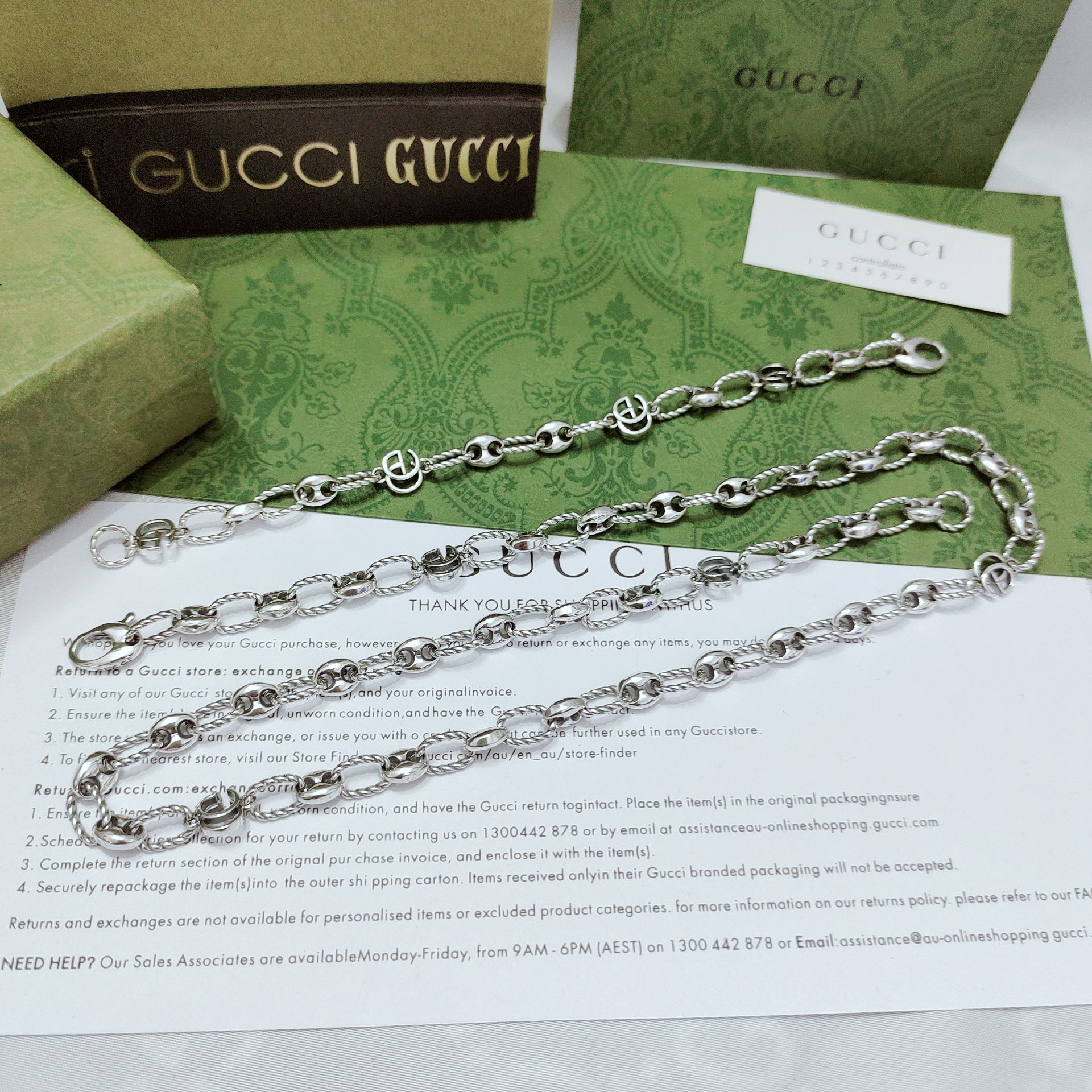 NO:112411,Necklace Bracelet 85 Gucci Gucci Double G Interlock Bracelet Size: 18.20cm, Premium Jewelry, Gucci, Gucci, Necklace, Bracelet19860909项链手链85 Gucci古驰双G互扣式手链 尺寸:18.20cm,饰品精品,gucci,gucci,necklace,bracelet,Jewelry