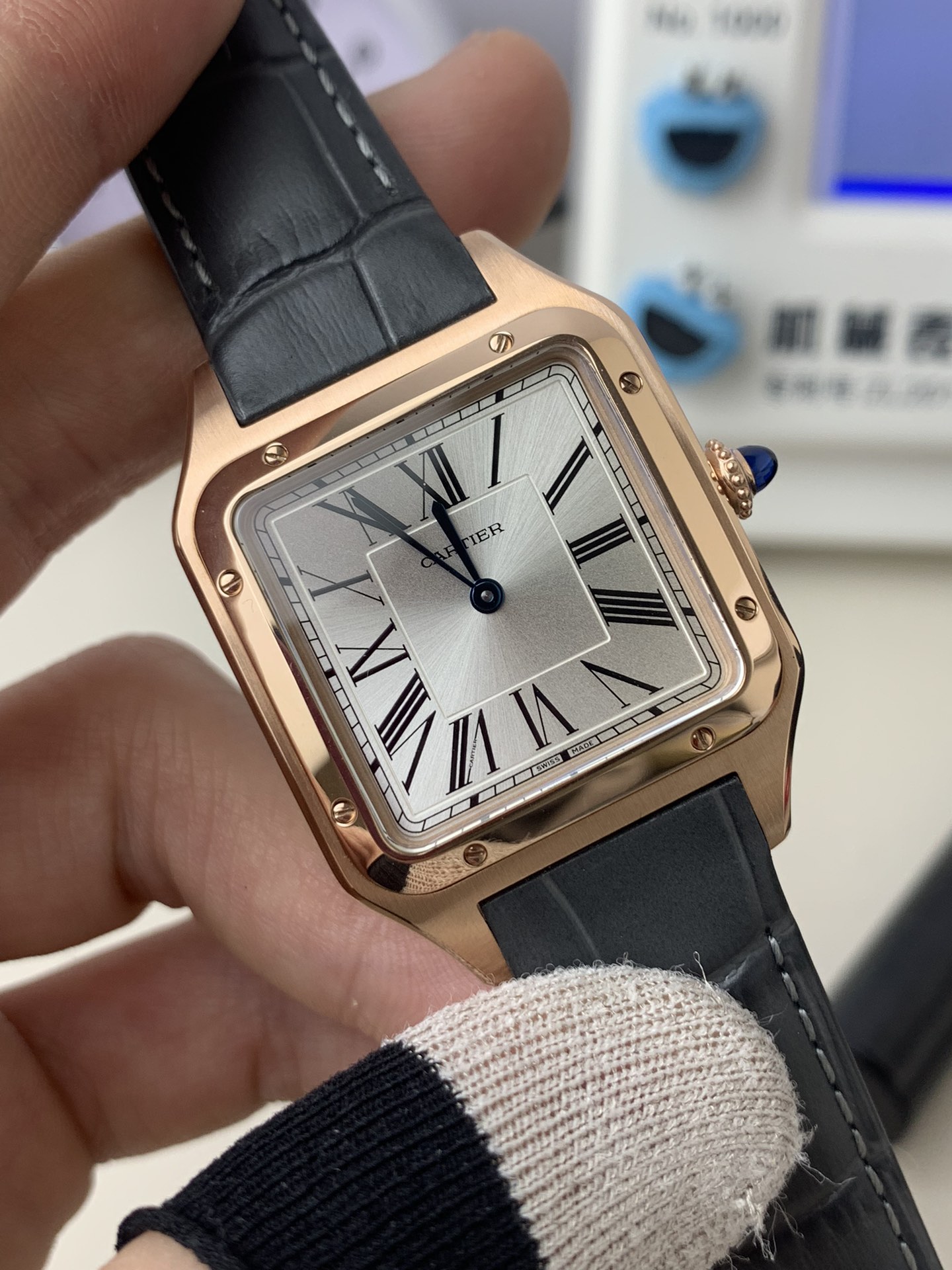 Cartier AF 卡地亚山度士 石英女款