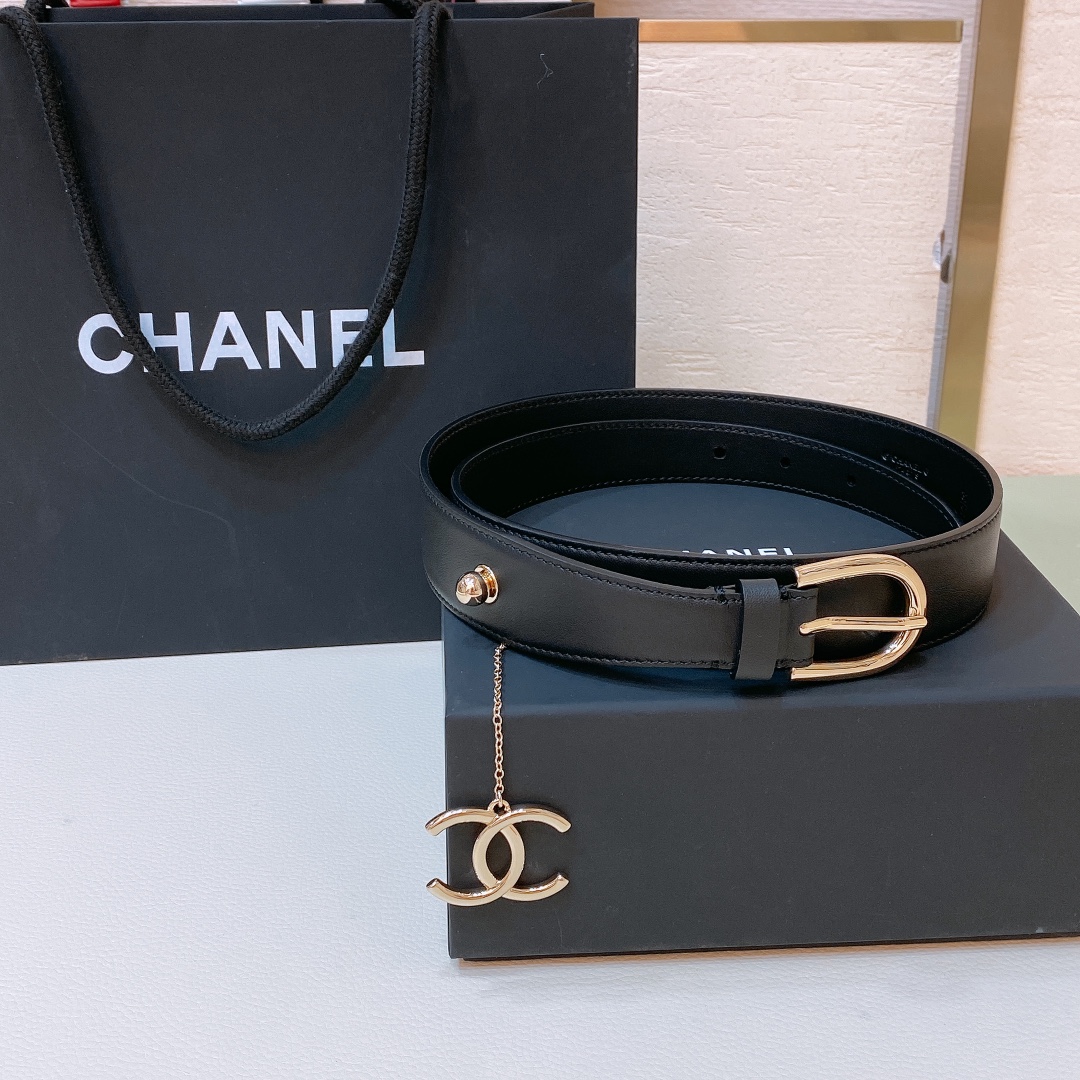 Chanel24s小牛皮与黄铜金属简约针扣独家首发码数75-95欧