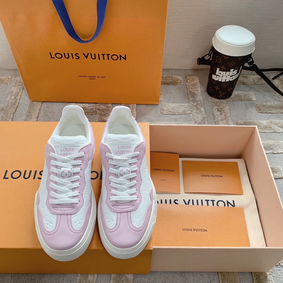 Louis Vuitton Online
 Skateboard Shoes White Cowhide TPU Spring Collection