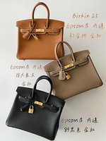 Hermes Birkin Bags Handbags Silver Hardware Epsom BK250370