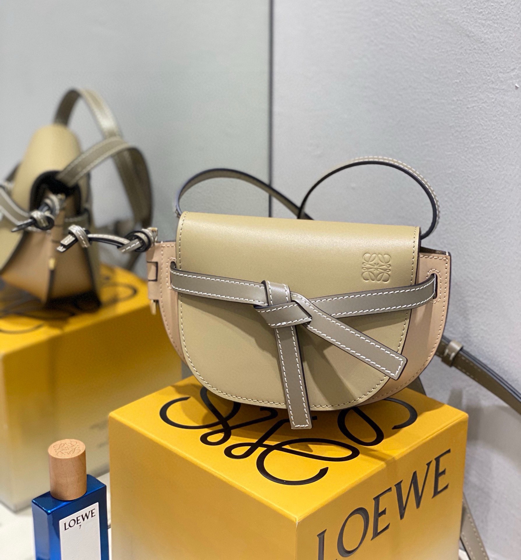 website to buy replica
 Loewe Gate Dual Saddle Bags Mini