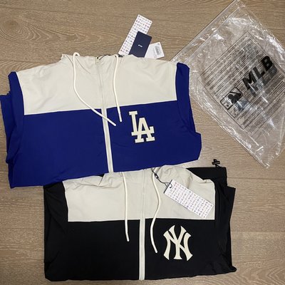MLB Clothing Coats & Jackets Black Blue White Unisex Spring/Fall Collection Fashion Hooded Top