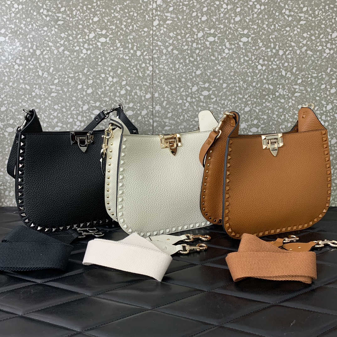 Valentino Garavani Rockstud calfskin crossbody bag
