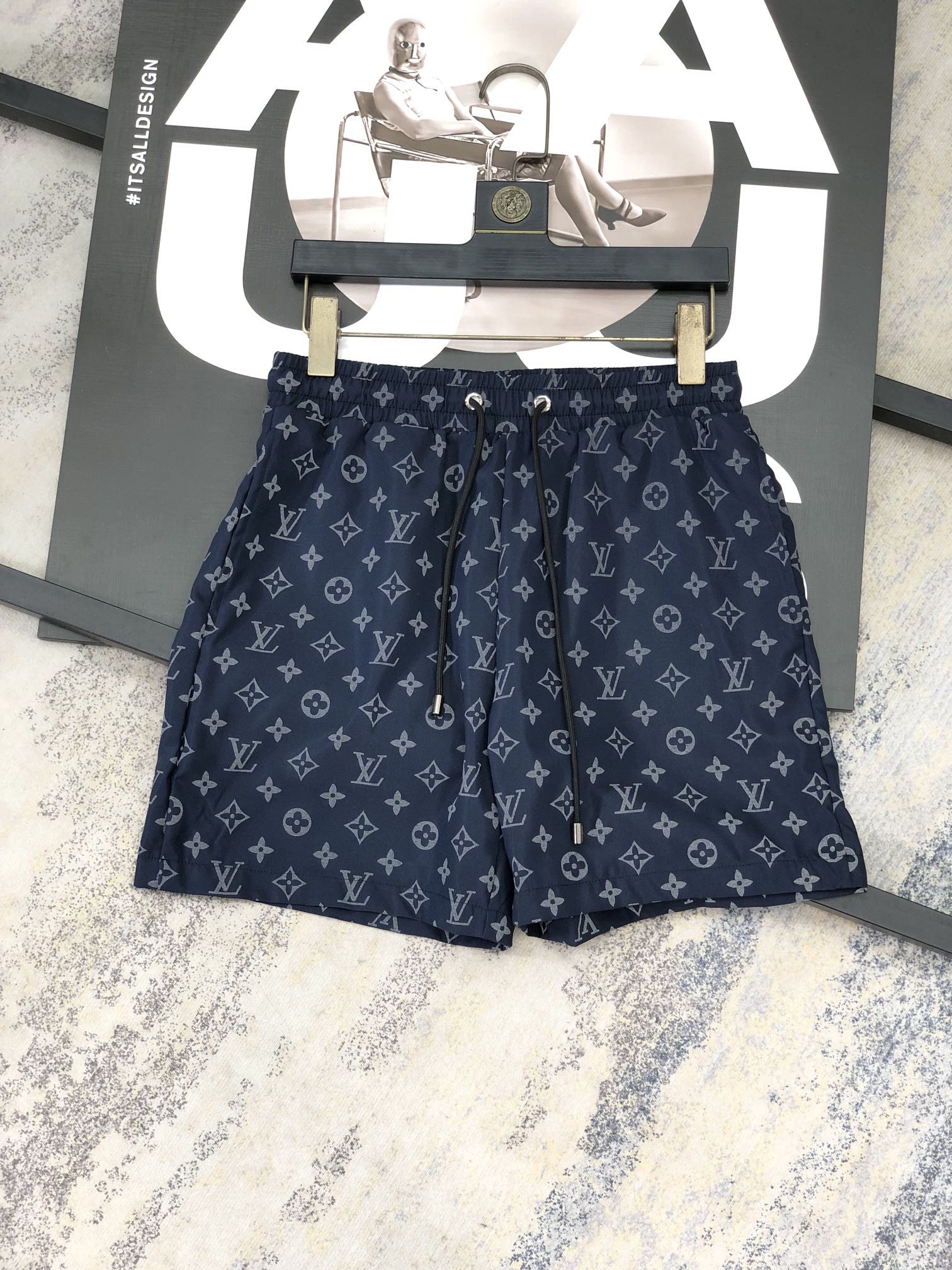 Louis Vuitton Ropa Pantalones cortos Universal para hombres y mujeres Hombres Colección de verano Playa