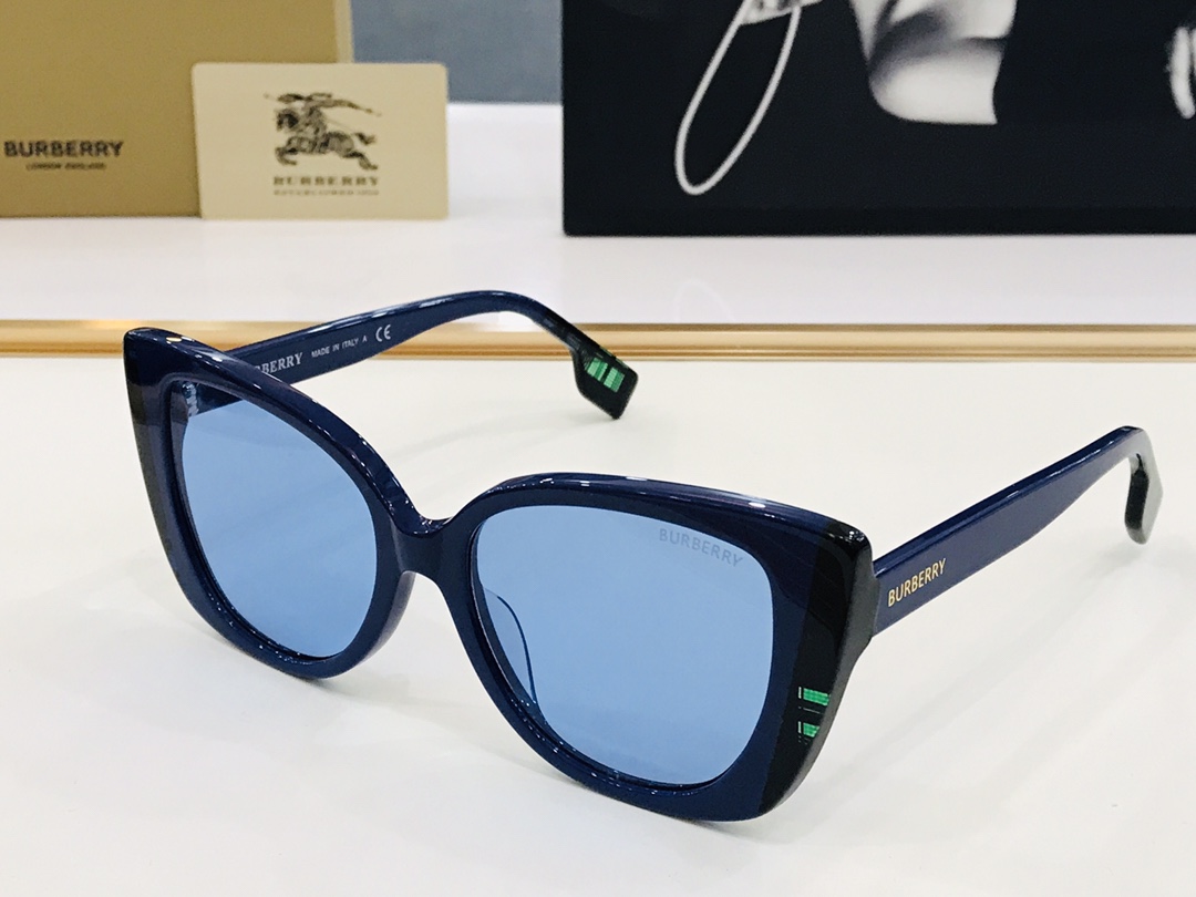 高品质BURBERR*巴家BE4393Size54口17-140女款太阳眼镜[得意[愉快]X意大利进口材