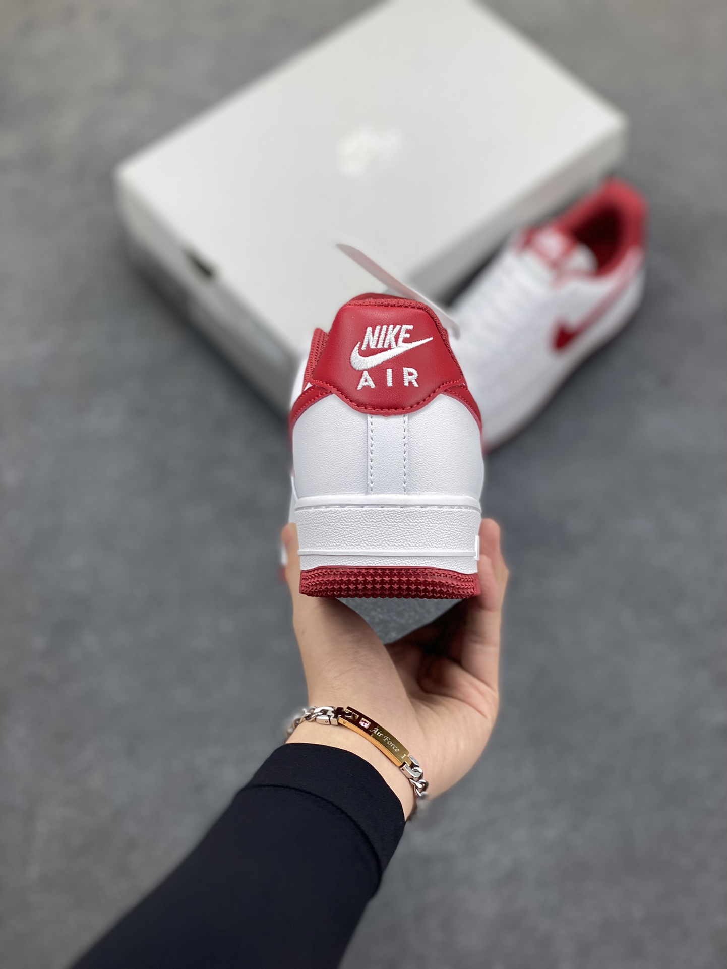 NikeAirForce107Low空军一号低帮运动板鞋白酒红原装级别原楦头原纸板打造纯正空军版型#专注