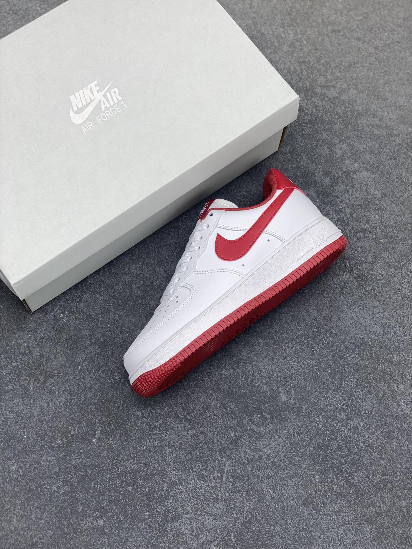 NikeAirForce107Low空军一号低帮运动板鞋白酒红原装级别原楦头原纸板打造纯正空军版型#专注