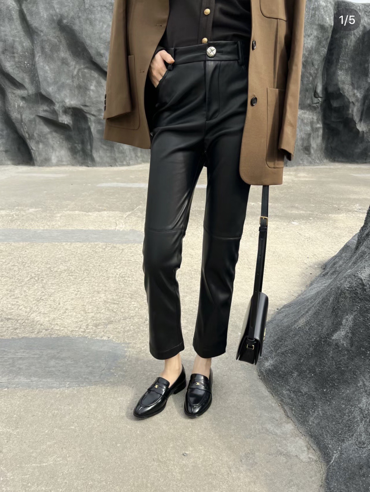 NO:231365,Black feet are so cool!  !  ,leather shoes19860909黑色上脚好飒！！,皮鞋,Women's Shoes