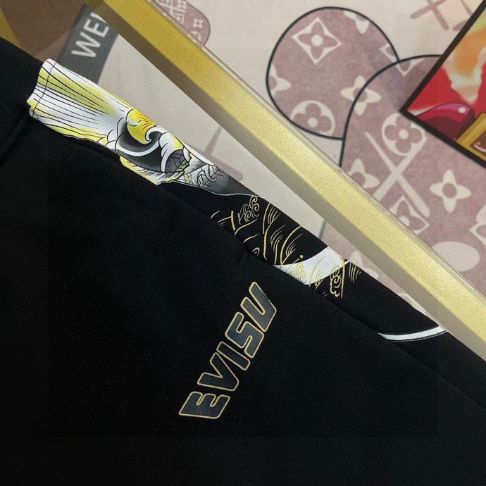 Evisu Men’s Cotton Pants with Classic Design and Embroidery, Various Sizes Available - 图片 5