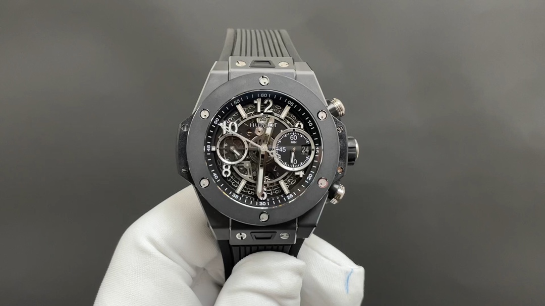 Hublot 2024全场特价 今日推荐 大爆炸 黑陶瓷 42mm 1280机