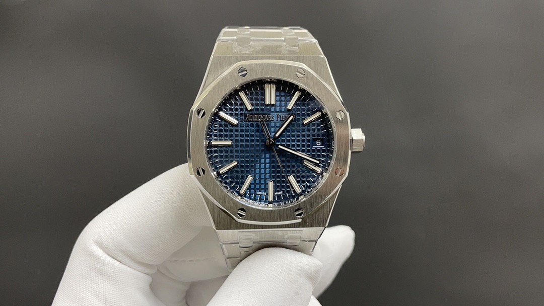 Audemars Piguet 2024全场特价 今日推荐 白壳蓝面 39mm 9015机