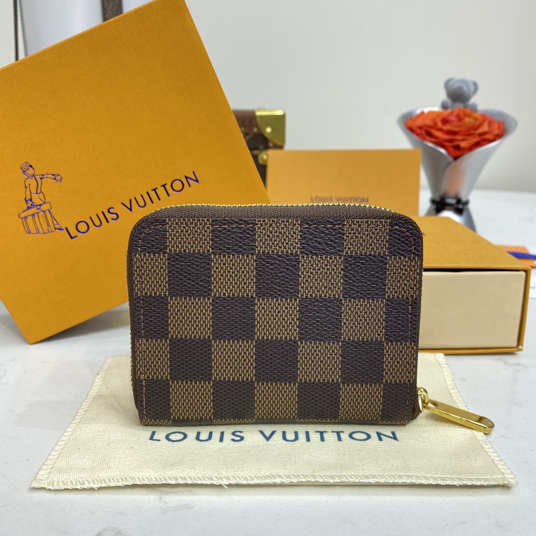 Louis Vuitton Luxury
 Wallet Buy the Best High Quality Replica
 Coffee Color Monogram Canvas Cowhide M60067