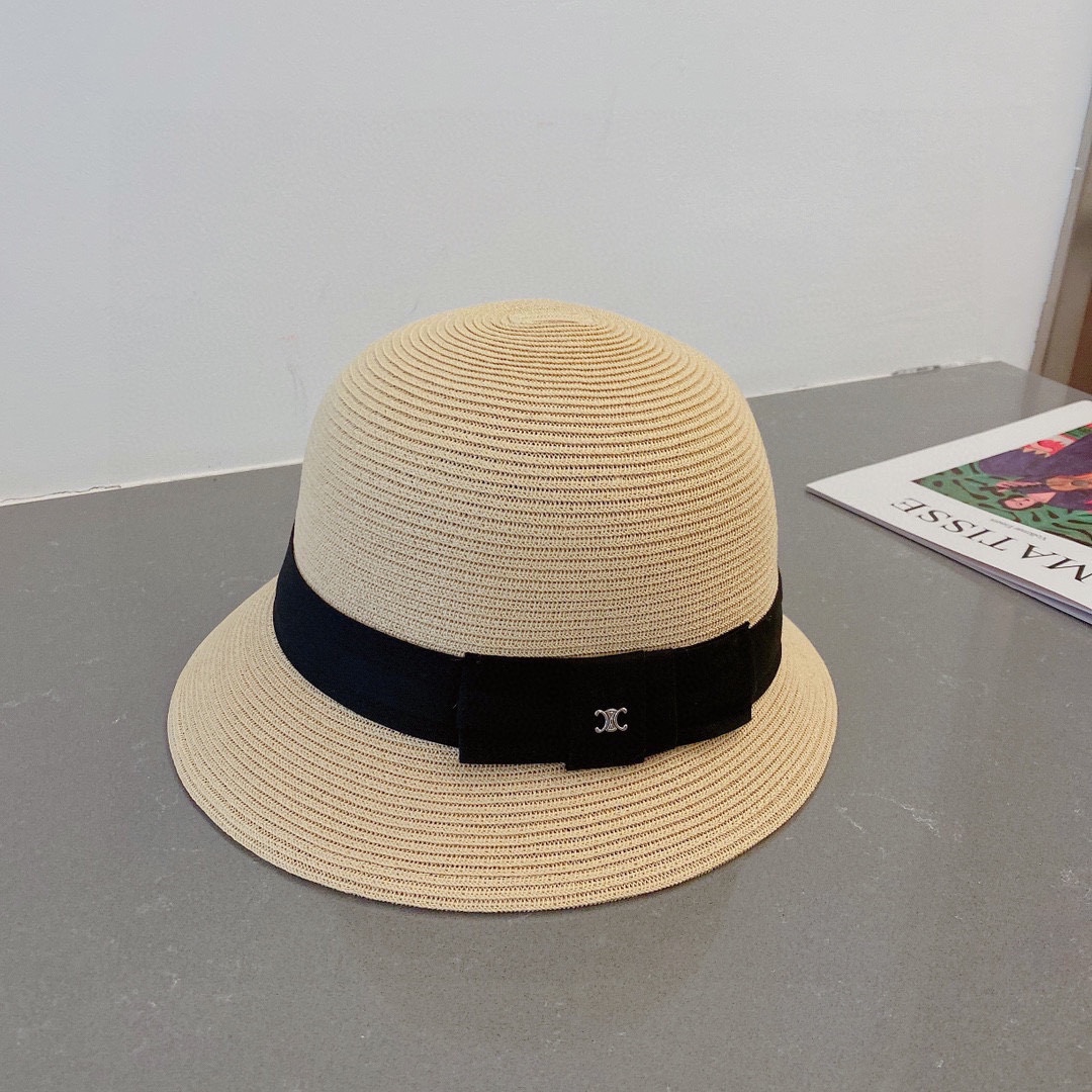 Dior迪奥23年夏季新款草帽高端进口材料制作拼色设计头围57cm