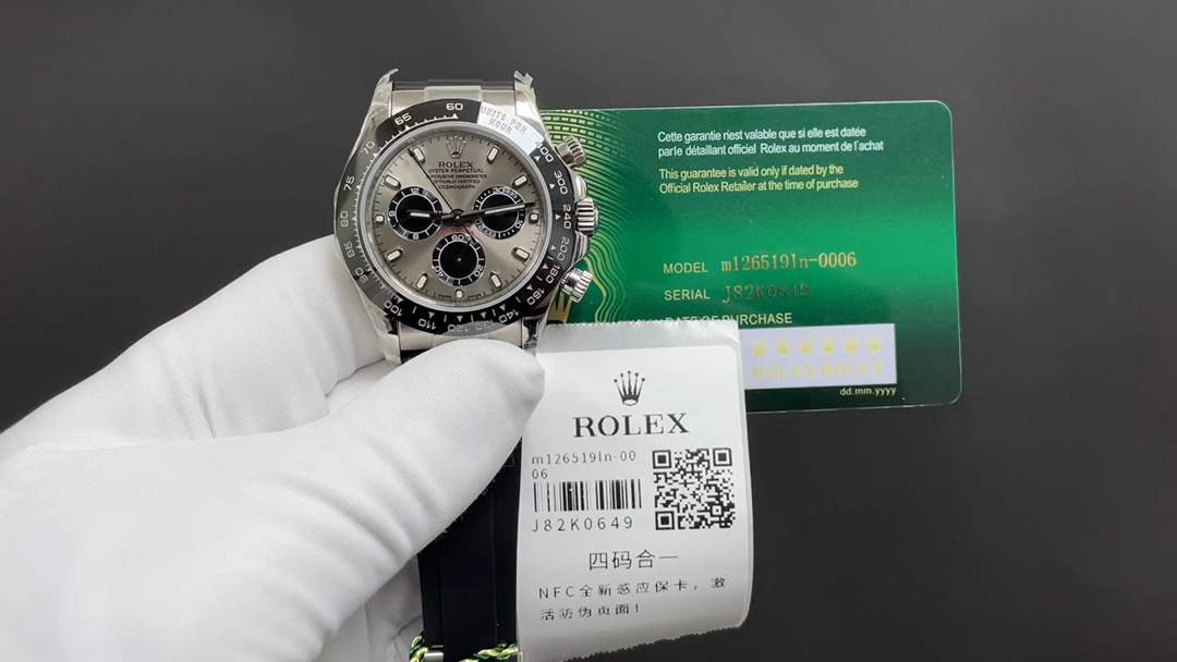 Rolex 2024全场特价 今日推荐 灰迪 带NFC芯片感应保卡 四码合一 40mm 厚12