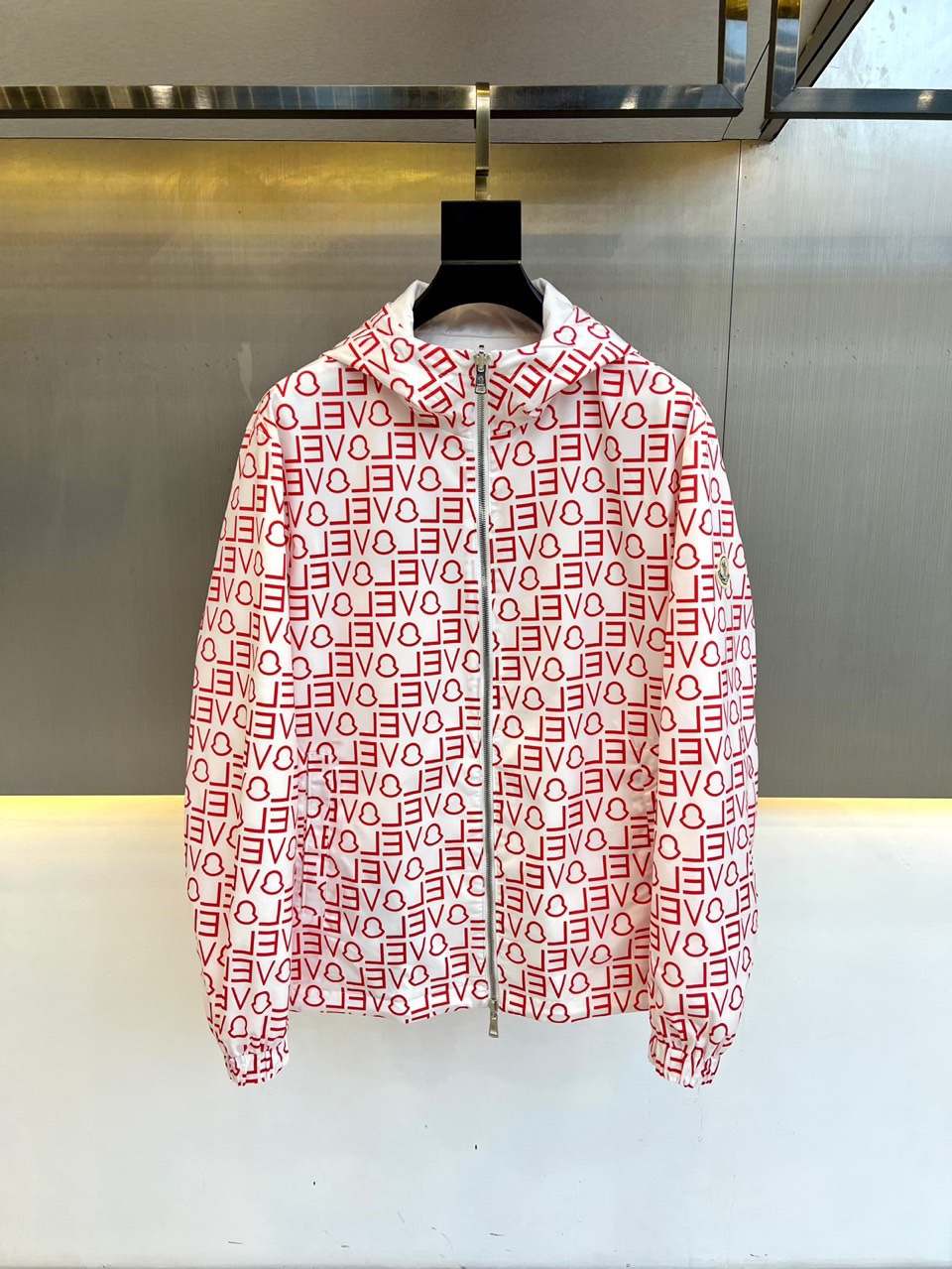 Moncler Clothing Coats & Jackets Printing Polyester Spring/Summer Collection Fashion Hooded Top