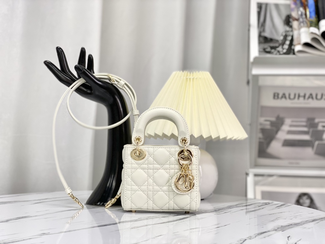 Dior Lady Handbags Crossbody & Shoulder Bags Sheepskin M49535
