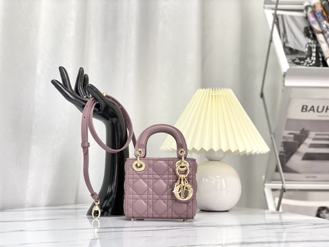 Can you buy knockoff
 Dior Lady Handbags Crossbody & Shoulder Bags Sheepskin M49535
