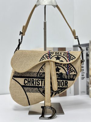 Dior Saddle Saddle Bags Customize Best Quality Replica
 Embroidery Canvas