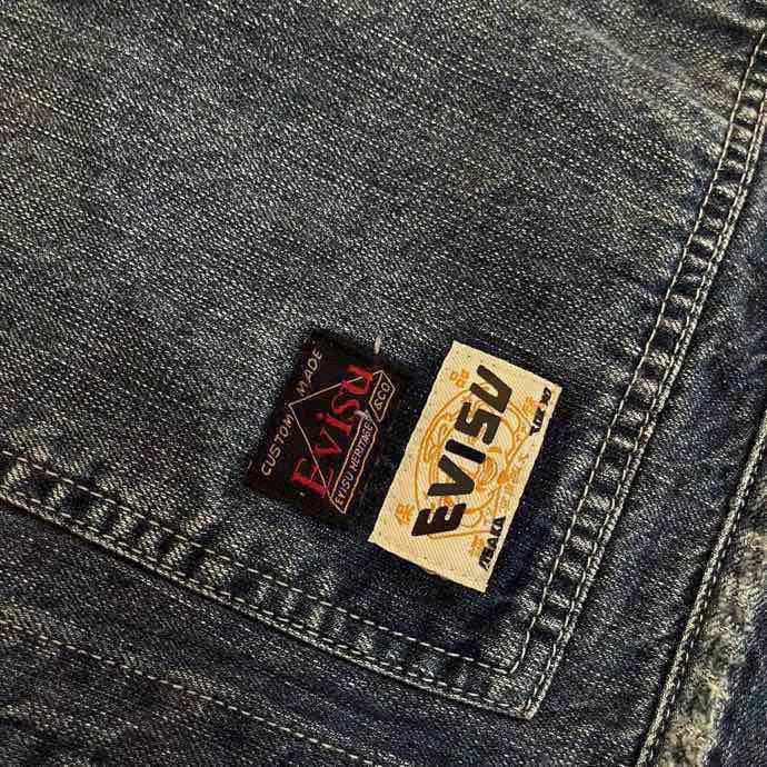 Evisu 2024 Novel Cowboy Jacket Embroidered with Seagulls: Size Guide Included - 图片 7