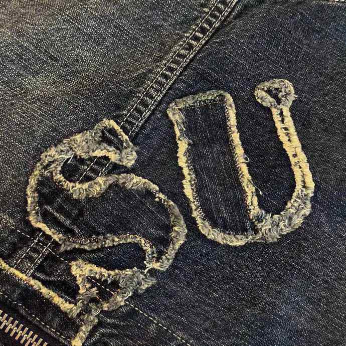 Evisu 2024 Novel Cowboy Jacket Embroidered with Seagulls: Size Guide Included - 图片 8