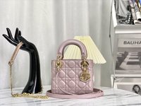 Dior Lady Handbags Crossbody & Shoulder Bags Replica Online
 Pink