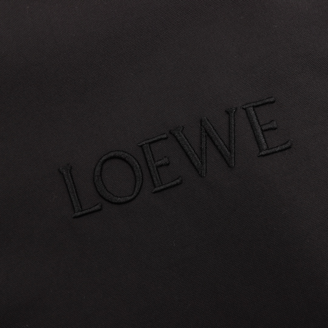 LOEWE/罗意威 飞行员刺绣夹克外套 面料采用斜纹16号棉纱