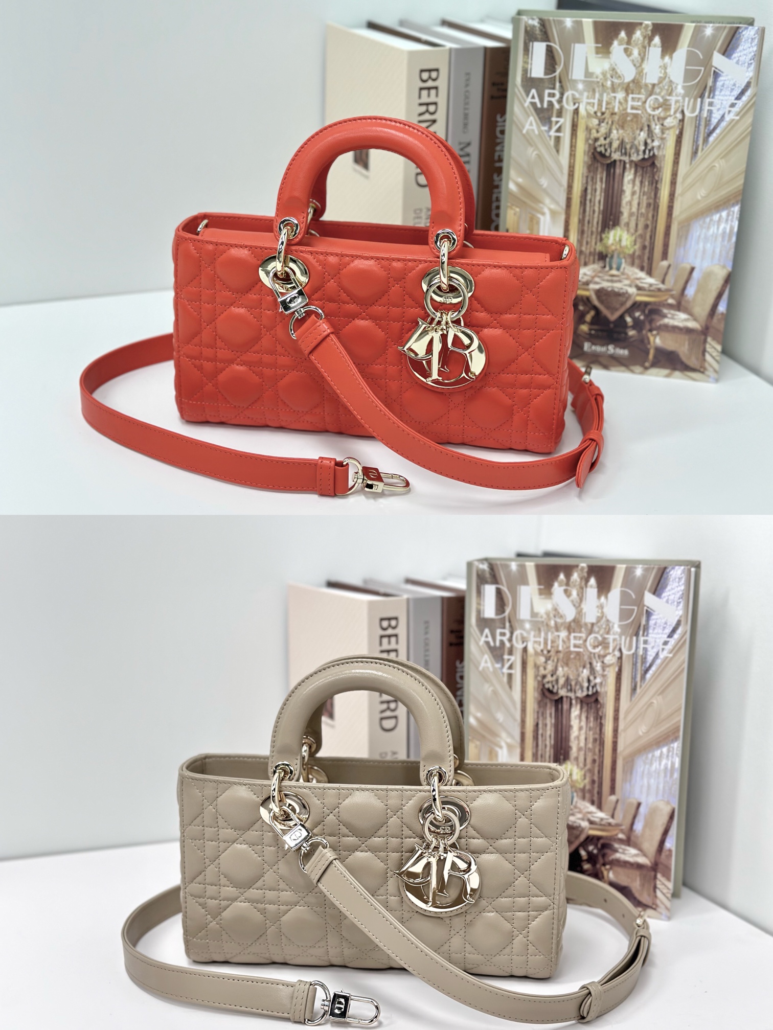 Dior Lady Handbags Crossbody & Shoulder Bags Sheepskin