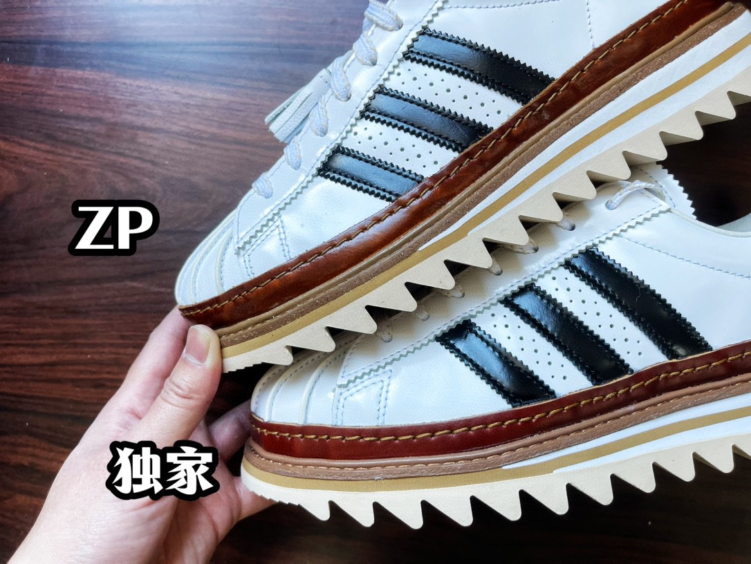 图片[2]-【纯原pk版】CLOT x Adidas Superstar 贝壳头陈冠希全新设计 原鞋原档案开发 同源ZP原材n采用头层原厂平面油皮+牛皮围条 精工针车n全网独家正确私模 组合原装大底 三层组合全新RB锯齿鞋底+高弹EVA+头层牛皮沿条配件鞋盒同步原厂 全部遵循公司原鞋打造！nSIZE: 36-46 含半码货号: IH3132  编码：JP420440-鞋库