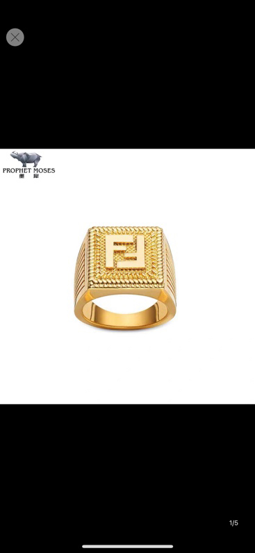 Compra ahora
 Fendi Joyas Anillo