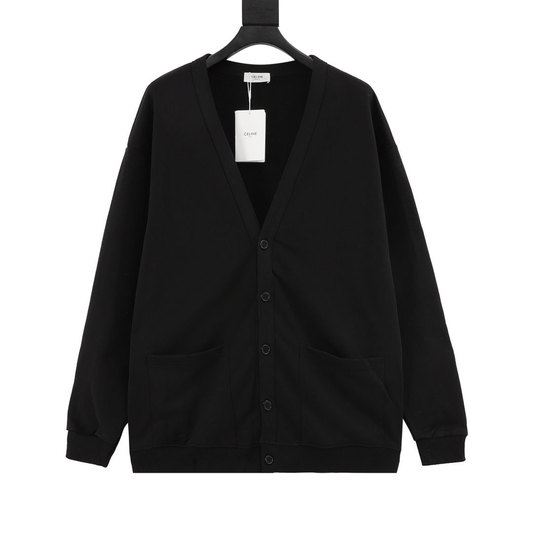 Recogida local (se puede dejar en tienda) CELINE/Céline sudadera con capucha de la colección cápsula clásica.…