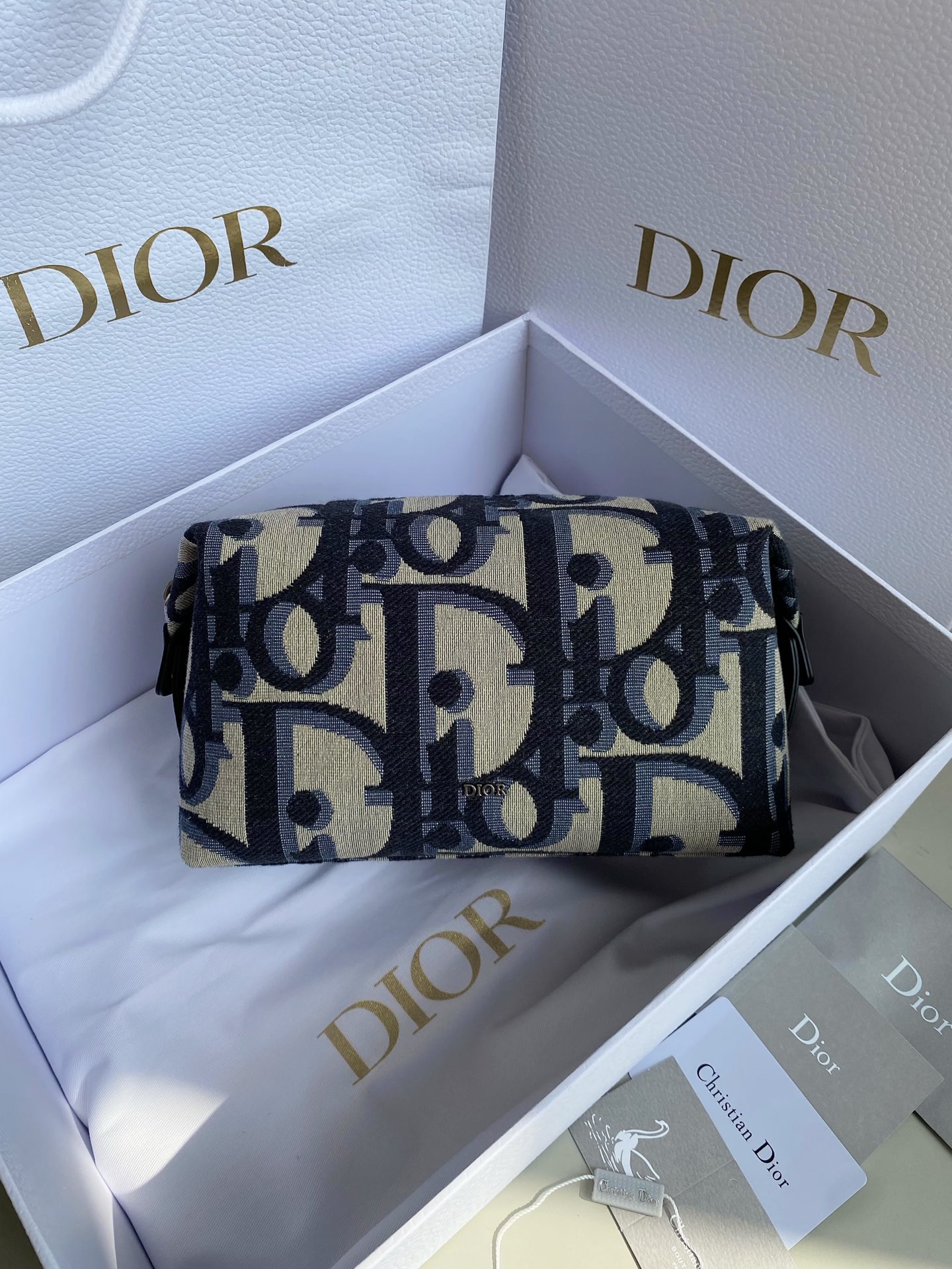 Dior original factory blue old flower
